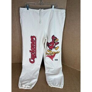 Vintage Iowa State Cyclones Canvas Pants, Large/one Size, Beige 1980s Drawstring